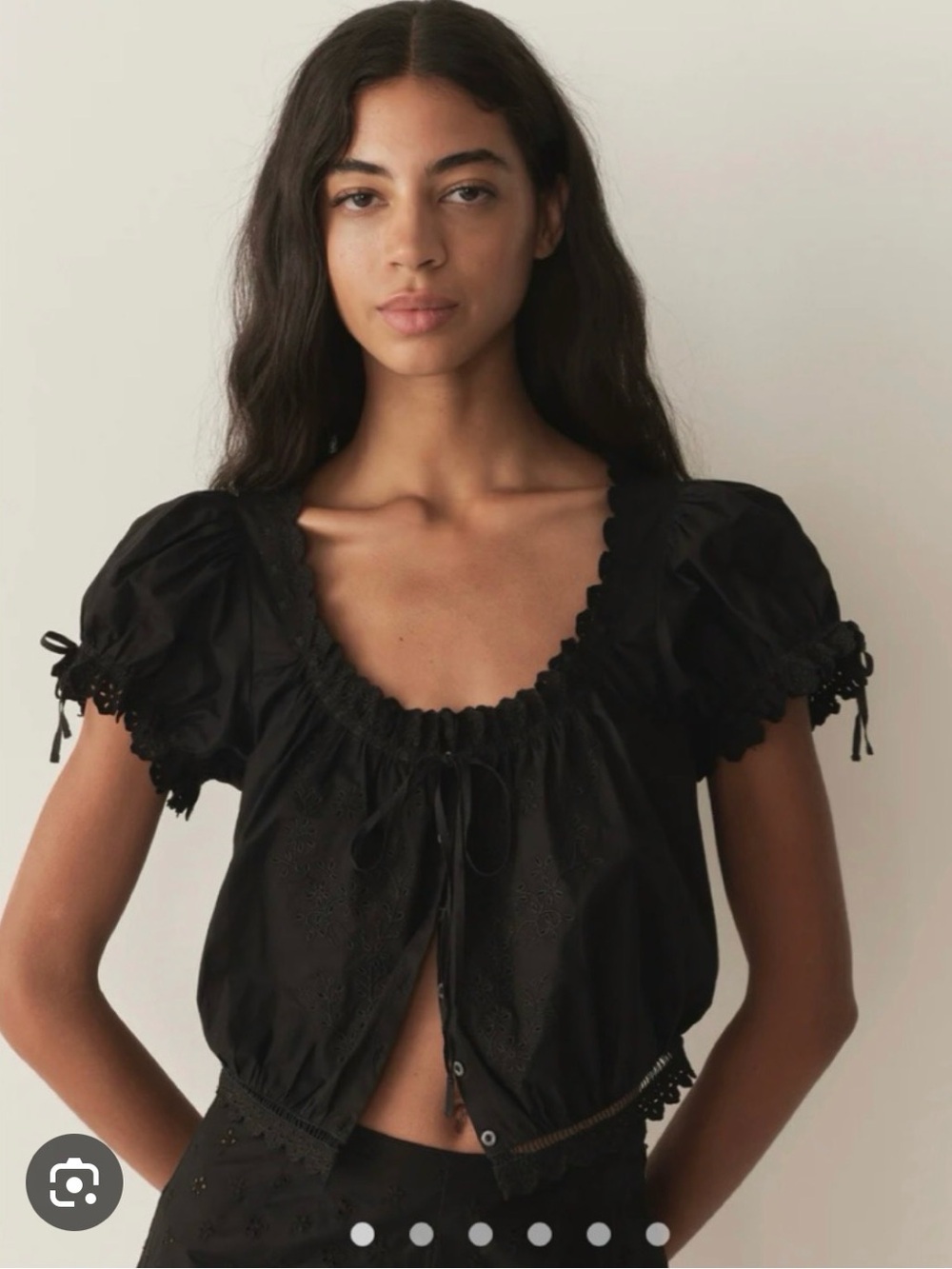 Doen Nera Black Blouse